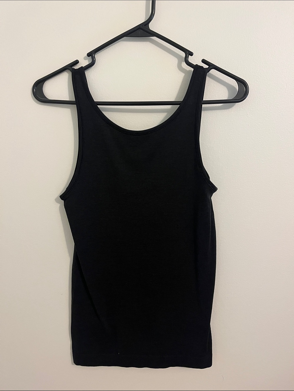 lululemon athletica Black Ribbed Tank Top